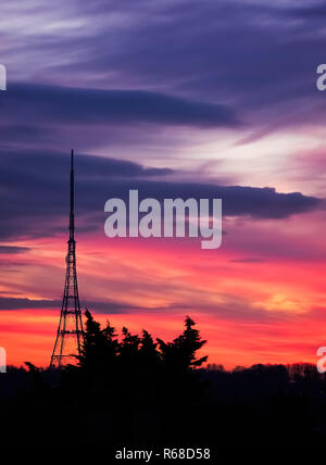 Crystal Palace-Sendestation Stockfoto