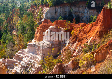 Wenig Grand Canyon (Providence Canyon State Park) Lumpkin, Georgia. Stockfoto