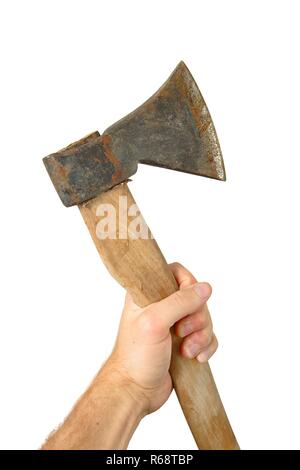 Ax hatchet Kopf Stockfoto