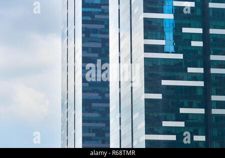 Business skyscraper Hintergrund. Singapur Stockfoto