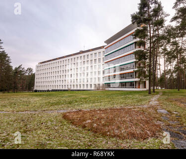 PAIMIO, FINNLAND - Dezember 2, 2018: Sanatorium Paimio von Alvar Aalto entworfen. Stockfoto