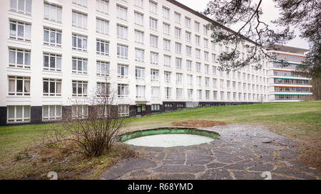 PAIMIO, FINNLAND - Dezember 2, 2018: Sanatorium Paimio von Alvar Aalto entworfen. Stockfoto
