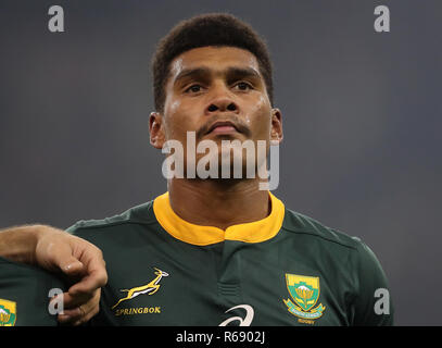 Südafrikas Damian Willemse im Herbst Internationale im Fürstentum Stadium, Cardiff Stockfoto