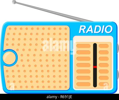 Bunte cartoon Radio Stock Vektor