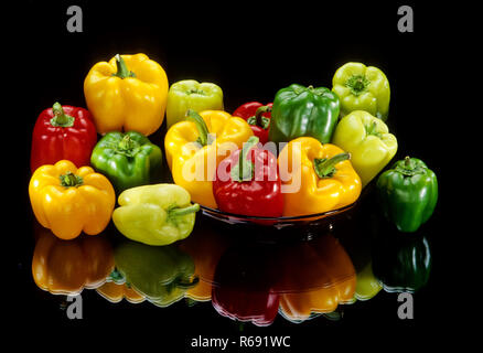 Paprika, Chili, Chili, Chili, Chili, Chili, Chili, Stockfoto