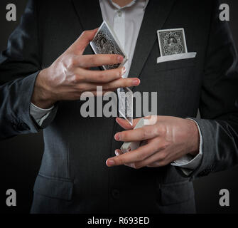 Der Spieler Stockfoto