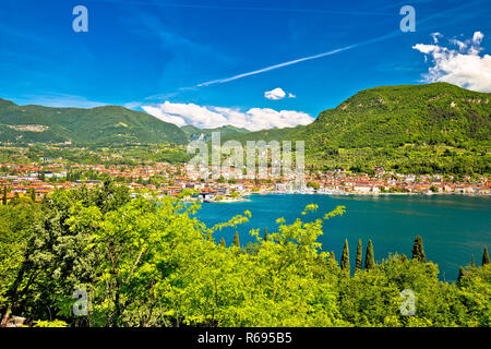 Stadt Salo am Gardasee anzeigen Stockfoto