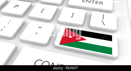 Jordan Racing in die Zukunft Stockfoto