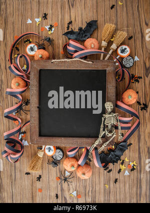 Scary Halloween Dekorationen Stockfoto