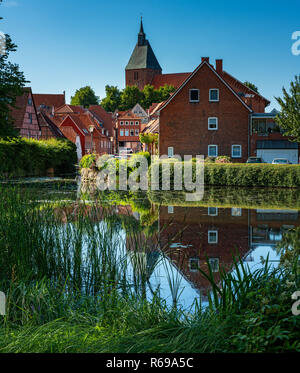 Die Stadt Mölln in Schleswig Holstein Stockfoto