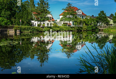 Die Stadt Mölln in Schleswig Holstein Stockfoto