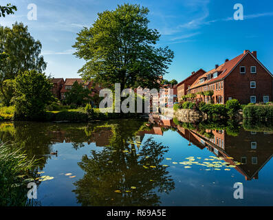 Die Stadt Mölln in Schleswig Holstein Stockfoto