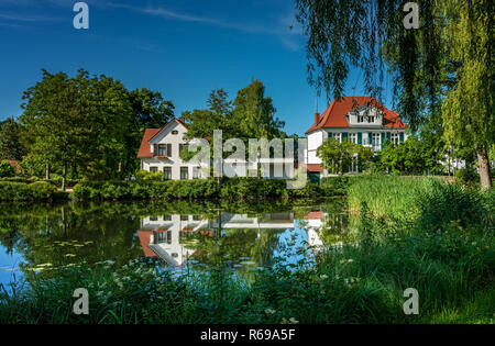 Die Stadt Mölln in Schleswig Holstein Stockfoto