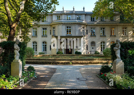 Haus der Wannseekonferenz in Berlin Stockfoto