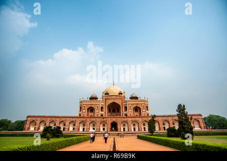 Humayun's Grabmal in Neu Delhi - die Indische UNESCO Weltkulturerbe Stockfoto