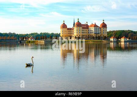 Schloss Moritzburg Stockfoto