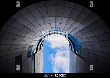 Abstrakte Sicht des Terminal 2 Gebäude Dublin Airport, Dublin, Republik von Irland Stockfoto