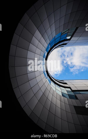 Abstrakte Sicht des Terminal 2 Gebäude Dublin Airport, Dublin, Republik von Irland Stockfoto