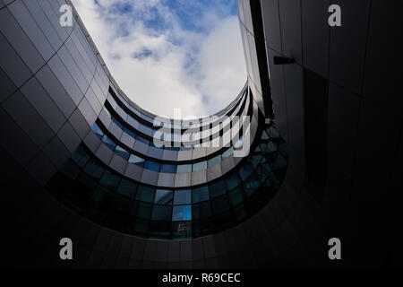 Abstrakte Sicht des Terminal 2 Gebäude Dublin Airport, Dublin, Republik von Irland Stockfoto