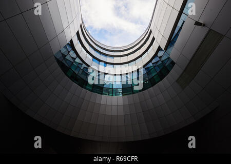 Abstrakte Sicht des Terminal 2 Gebäude Dublin Airport, Dublin, Republik von Irland Stockfoto