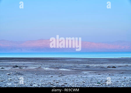 Totes Meer Salz Landschaft Stockfoto