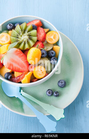 Salat von frischen Früchten Stockfoto