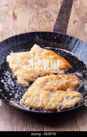 Schnitzel Wiener Stockfoto
