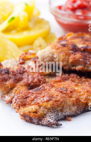 Wiener Schnitzel Stockfoto
