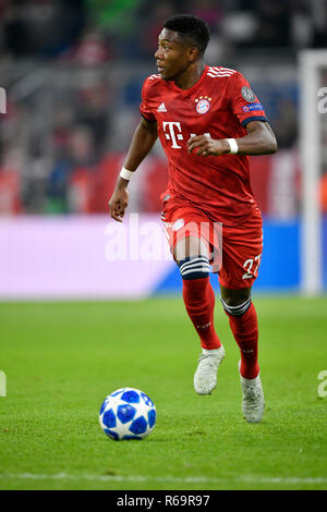 David Alaba FC Bayern München, Champions League, Allianz Arena, München, Bayern, Deutschland Stockfoto