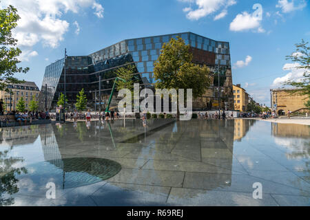 Die Universitätsbibliothek Freiburg im Breisgau, Schwarzwald, Baden-Württemberg, Deutschland Stockfoto