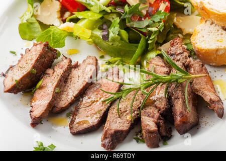 Steak-Scheiben Stockfoto