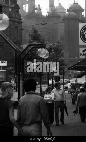 Die Stadt Neunkirchen am 2. August 1979. | Verwendung weltweit Stockfoto