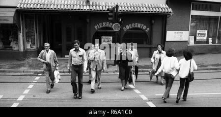 Die Stadt Neunkirchen am 2. August 1979. | Verwendung weltweit Stockfoto