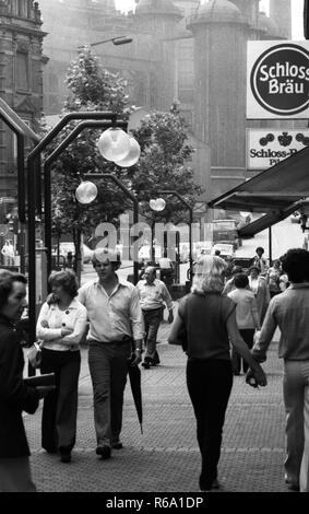 Die Stadt Neunkirchen am 2. August 1979. | Verwendung weltweit Stockfoto