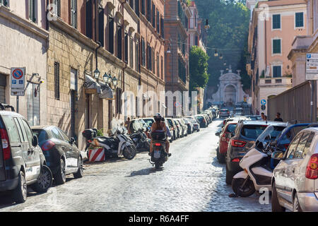 Fontana del Prigione, Brunnen von Gefängnis, Trastevere, Rom, Italien Stockfoto