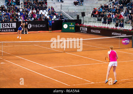 Caroline Wozniacki eine Rom tennis Meisterschaft Stockfoto