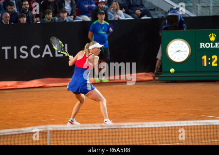 Caroline Wozniacki eine Rom tennis Meisterschaft Stockfoto