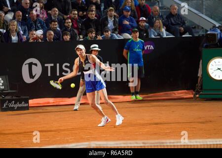 Caroline Wozniacki eine Rom tennis Meisterschaft Stockfoto