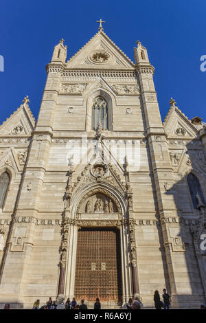 Tu Kathedrale Santa Maria Assunta, Via Duomo, Neapel, Italien, Kathedrale Santa Maria Assunta, Via Duomo, Neapel, Italien Stockfoto