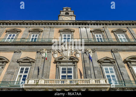 King's Palace, Palazzo Reale, Piazza del Plebescito, Neapel, Italien, Koenigspalast, Palazzo Reale, Neapel, Italien Stockfoto