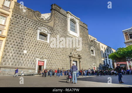 Chiesa del Gesù Nuovo, Neapel, Italien, Neapel, Italien Stockfoto