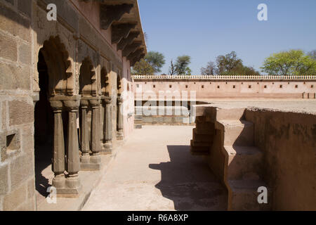 Indische Tempel in der Nähe von Jaipur Stockfoto