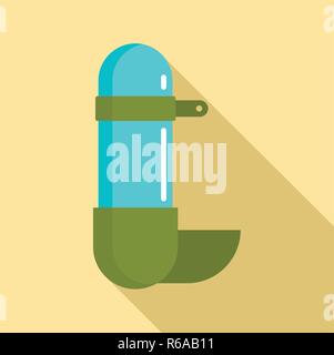 Wasser pet-Symbol. Flache Darstellung von Wasser pet-tool Vektor Symbol für Web Design Stock Vektor