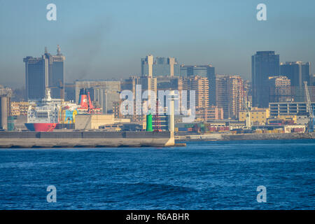 Hafen, Neapel, Italien, Hafen, Neapel, Italien Stockfoto