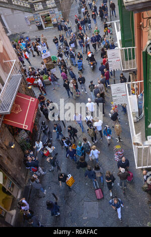 Street Scene, Via dei Tribunali, Neapel, Italien, Strassenszene, Neapel, Italien Stockfoto