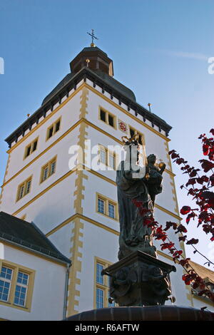 Theodorianum Schule Turm Fragmente Stockfoto
