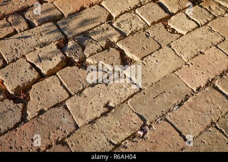 Kanalisation Schachtabdeckung Stockfoto