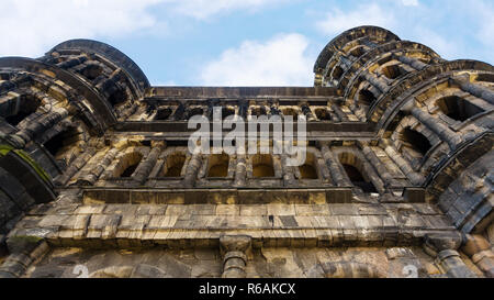 Alte römische Denkmal Porta Nigra in Trier. Stockfoto