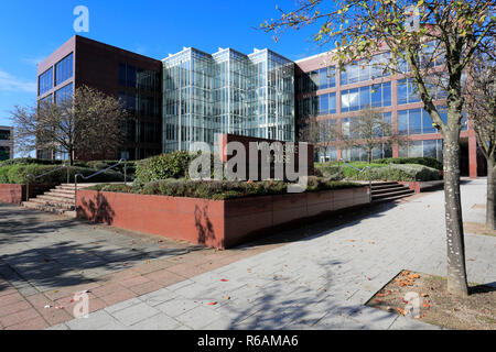 Witan Gate House Building, Milton Keynes, Buckinghamshire, England, Großbritannien Stockfoto