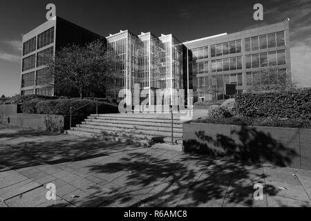 Witan Gate House Building, Milton Keynes, Buckinghamshire, England, Großbritannien Stockfoto